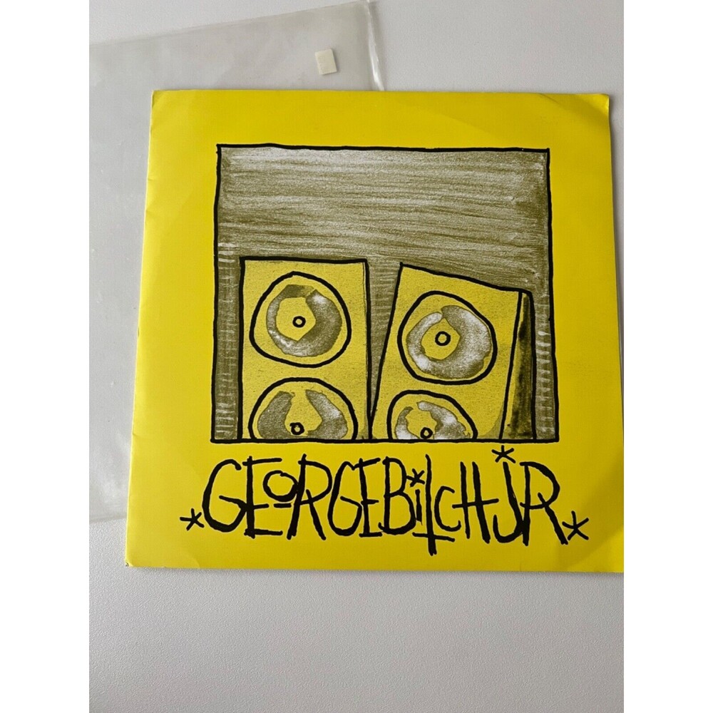 George Bitc* Jr. LP + Inserts Self Released Vinyl Cleaned EX Etched Side 2
